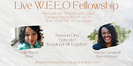 Live W.E.E.O Fellowship-Special Guest Theola Campbell primary image