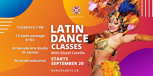 Latin Dance Classes Tuesday Evenings (Fall 2022)