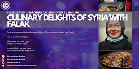 Culinary delights from Syria with Falak! primary image