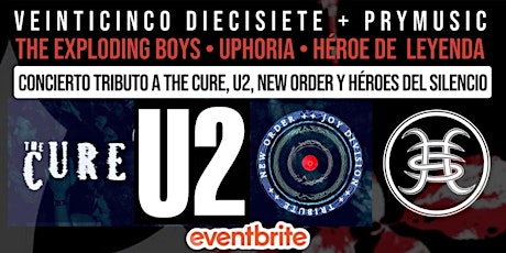 CONCIERTO ESPECIAL TRIBUTO A U2, THE CURE, NEW ORDER Y HÉROES DEL SILENCIO