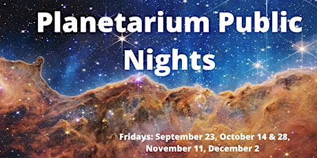 Planetarium Public Night 12/2
