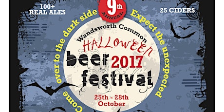 Primaire afbeelding van Wandsworth Common Halloween Beer Festival 2017