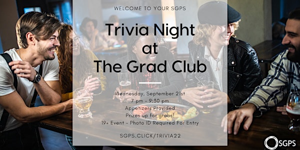 SGPS Trivia Night at the Grad Club