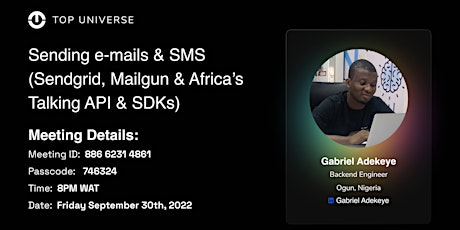 Sending Emails and SMS(Sendgrid, Mailgun, and Africa's Talking API & SDKs)