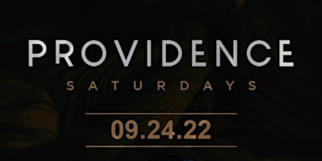 Providence Saturdays with Shabazz 09/24/22