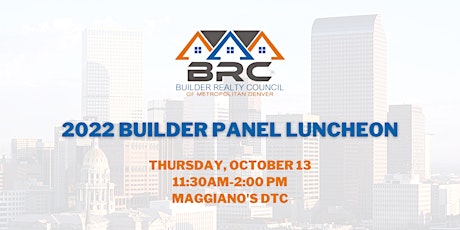 Builder Panel Luncheon