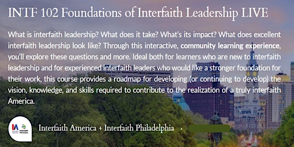 Foundations of Interfaith Leadership LIVE