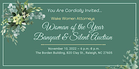 WWA Wake Woman of the Year Banquet and Silent Auction