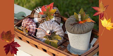 Half-Past Crafts: Fabric Pumpkins *For Adults