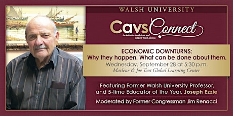 Cavs Connect: Economic Downturns- Informative Discussion by Joseph Ezzie