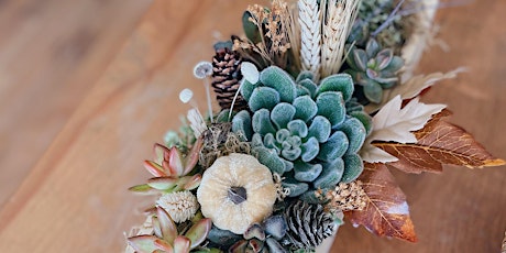 Fall Succulent Centerpiece by Inspire Lovely and Terra Bella Nursery