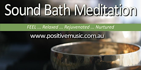 Sound Bath Meditation Berwick primary image