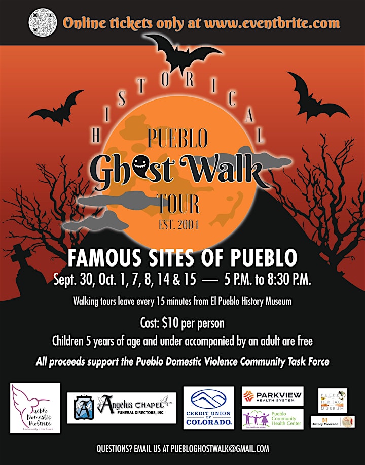 Pueblo Historical Ghost Walk 2022: Famous Sites of Pueblo image