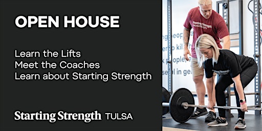 Image principale de Open House + Coaching Demonstration at Starting Strength Tulsa