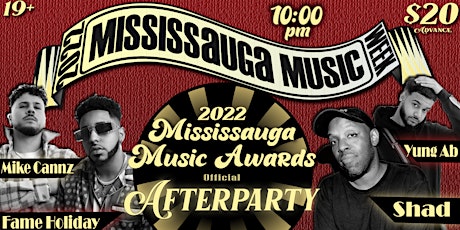 2022 Mississauga Music Awards Official Afterparty primary image