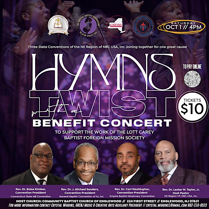 Benefit Concert for Lott Carey Foreign Missions - Online Event image