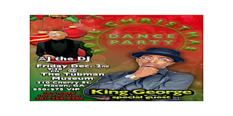 King George and AJ the DJ, December 2nd. 2022@ The Tubman Museum Macon, Ga