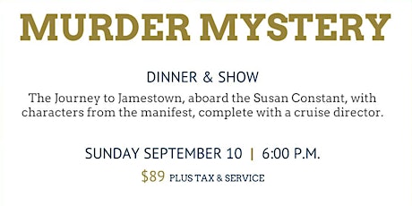 Murder Mystery Dinner - Maritime Mystery primary image