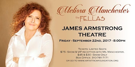 THE FELLAS - MELISSA MANCHESTER Gala and CD Release Party primary image