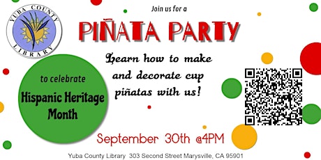 Yuba County Library Piñata Making!