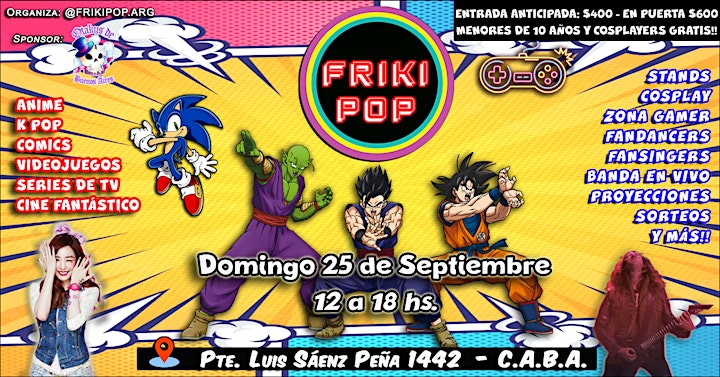 Imagen de FRIKI POP: Evento de Cultura POP - Domingo 25 de Septiembre de 2022