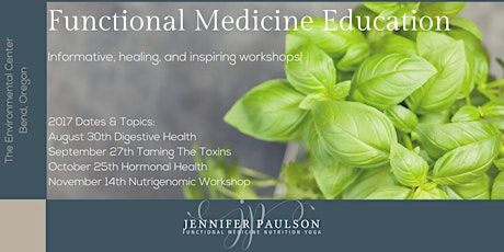 Functional Medicine Education: Holistic Detoxification & Clean Living primary image