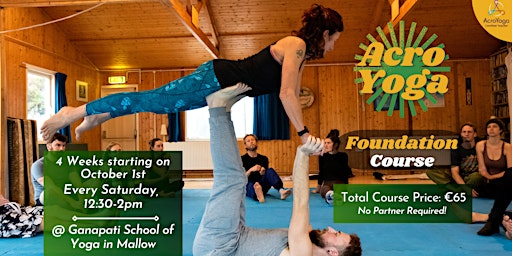 AcroYoga 4 Week Foundation Course in Mallow  primary image