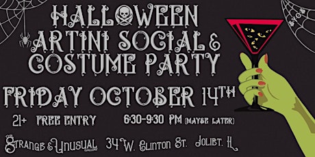 ARTini Social Hour & Costume Party