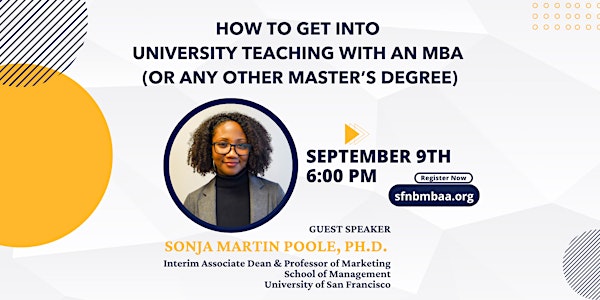 How to get into  University Teaching with an MBA