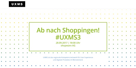 Hauptbild für UX MS Meetup - #UXMS3