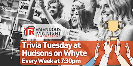Edmonton Hudsons Canada's Pub on Whyte Tuesday Night Trivia!