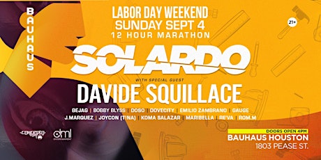 Labor Day Sunday | SOLARDO,  DAVIDE SQUILLACE + Ma