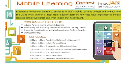 Image principale de InnovJam August 2017 - Mobile Learning Contest