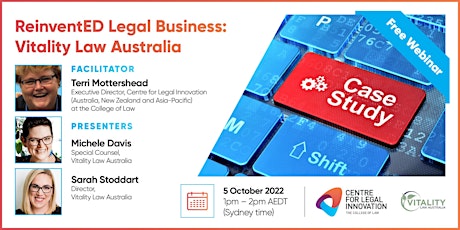 ReinventED Legal Business: The Case Studies - Vitality Law Australia