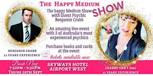 The Happy Medium Show with Guest Psychic Benjamin Crabb