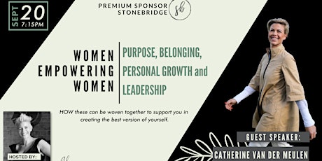 Hauptbild für Copy of Women Empowering Women: Purpose, Belonging, Growth & Business