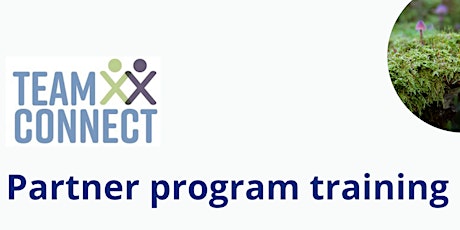 Partner Program Training TeamConnect - Registration  autumn 2022