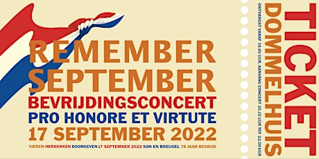 Primaire afbeelding van Remember September bevrijdingsconcert harmonie Pro Honore et Virtute