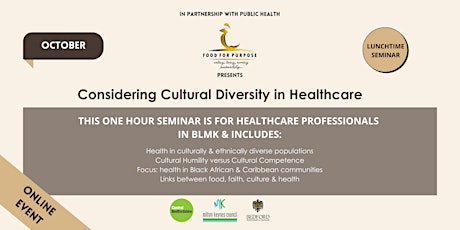 BLMK Event - Considering Cultural Diversity in Healthcare