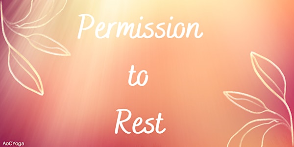 Permission To Rest September Workshop