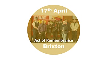 Brixton Act of Remembrance 2024 primary image