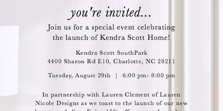 Lauren Nicole Designs Celebrates Kendra Scott Home  primary image