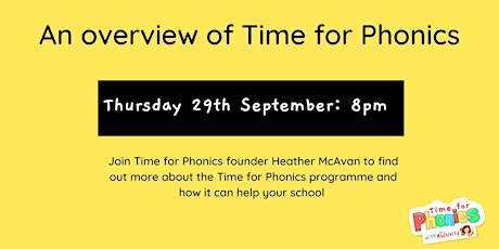An overview of Time for Phonics