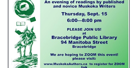 Muskoka Authors Association Hosts Cottage Country Writers, Tall Pine Tales