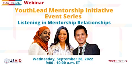 YouthLead Mentorship Event Series: Listening in Mentorship Relationships