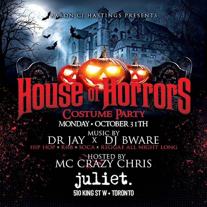 HOUSE OF HORRORS HALLOWEEN COSTUME BASH image