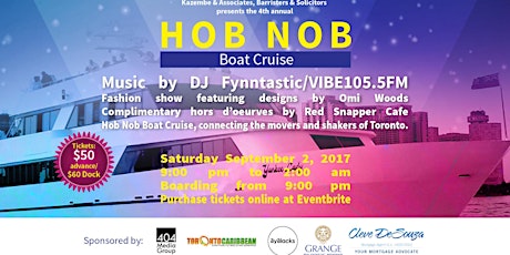 4th annual Hob Nob Boat Cruise primary image