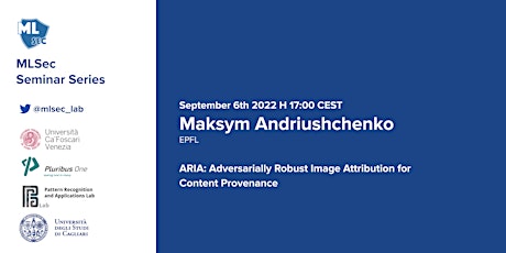 Machine Learning Security Seminar Series - Maksym Andriushchenko