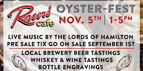 RACERS CAFE ANNUAL OYSTERFEST