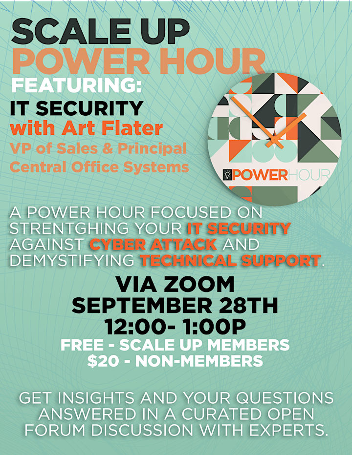 Scale Up Milwaukee Power Hour: IT Security image